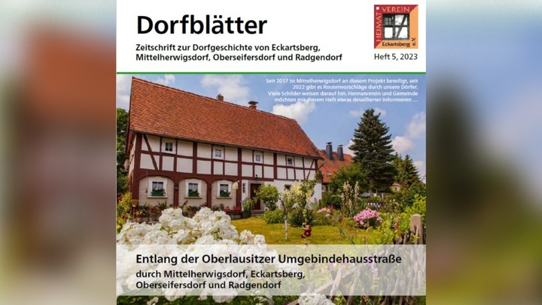 Die Eckartsberger Dorfblätter zur Umgebindehausstraße.