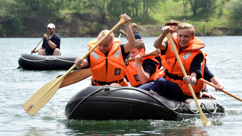 Insgesamt 10 Mannschaften aus dem Landkreis waren neben den Gastgebern (Foto) auf dem Wasser unterwegs.