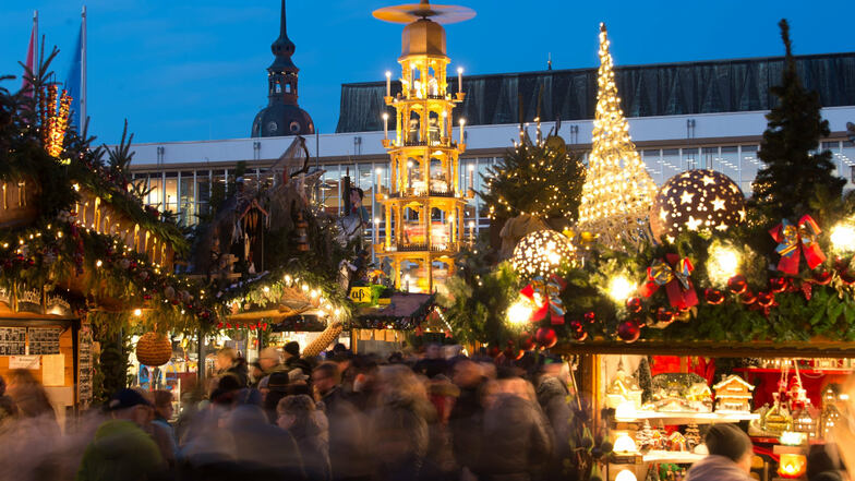Der Dresdner Striezelmarkt steht auf der Kippe.