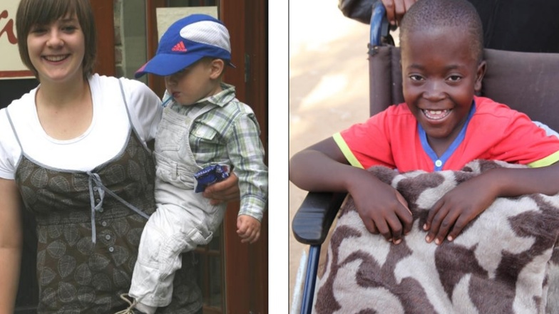 Christiane Großmann liebte Kinder. Der Junge in Namibia hat sie nie kennengelernt und doch hat er durch sie eine warme Decke bekommen, für die er dankbar ist.