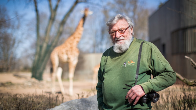"Pläne und Träume hatten wir immer viele": Winfried Gensch begleitet die Entwicklung des Zoos seit 65 Jahren.