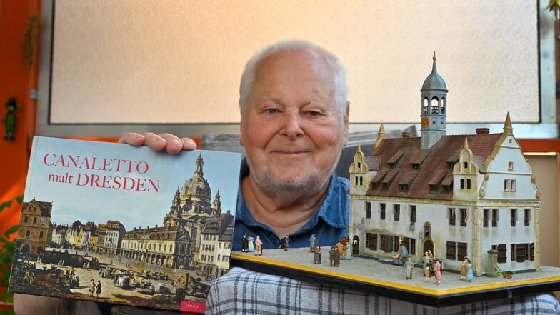 "Ich bin ein absoluter Verehrer von Canaletto": Modellbauer Rainer Dierchen.