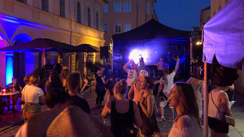 Fete de la Musique in Kamenz 2021: Auf den Straßen und Plätzen wird gefeiert.