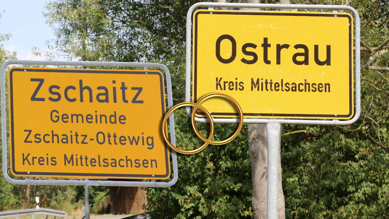 Nach mehr als 20 Jahren "Verlobungszeit" wollen die Gemeinden Zschaitz-Ottewig und Ostrau fusionieren.