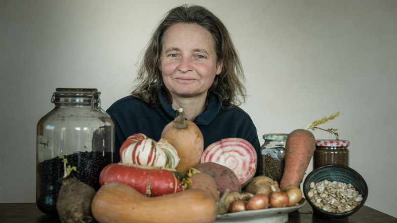 Milana Müller aus Tharandt organisiert in der Interessengemeinschaft Lebendige Vielfalt die Saatguttauschbörsen.