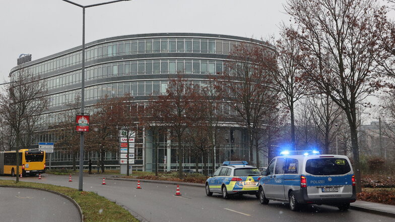 Der Radiosender Radio Dresden sendet aus dem Bürogebäude Ammonhof. Der Täter versuchte dort einzudringen, scheiterte jedoch.