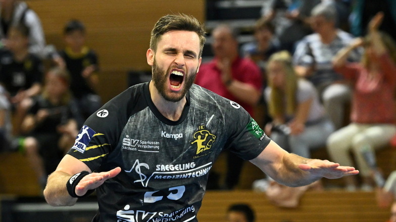Geboren ist Sebastian Greß in Würzburg, aufgewachsen in Großenhain – und jetzt in Dresden die Identifikationsfigur des Handball-Zweitligisten HC Elbflorenz.
