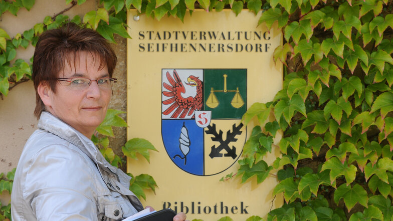 Karin Berndt, Bürgermeisterin von Seifhennersdorf, kämpft um enteignete Grundstücke.