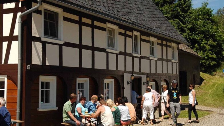 Das Umgebindehaus von Maikel Gijsbers und Viola van Haver in Hainewalde Kleine Seite 17 war sehr gut besucht.