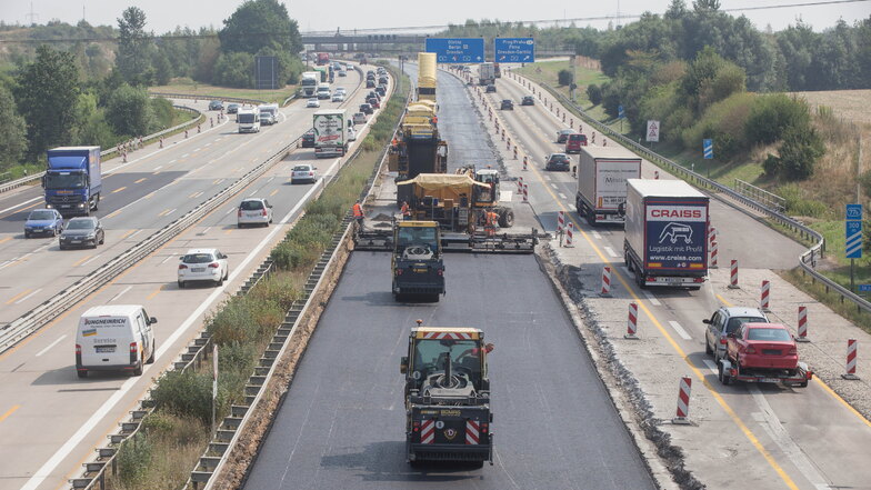 Bauarbeiten auf der A4 bei Bautzen starten am Mittwoch