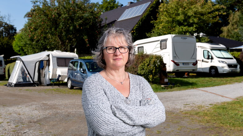 Petra Peh vom Campingplatz Thorwaldblick in Hinterhermsdorf ist mit dem Restart zufrieden.