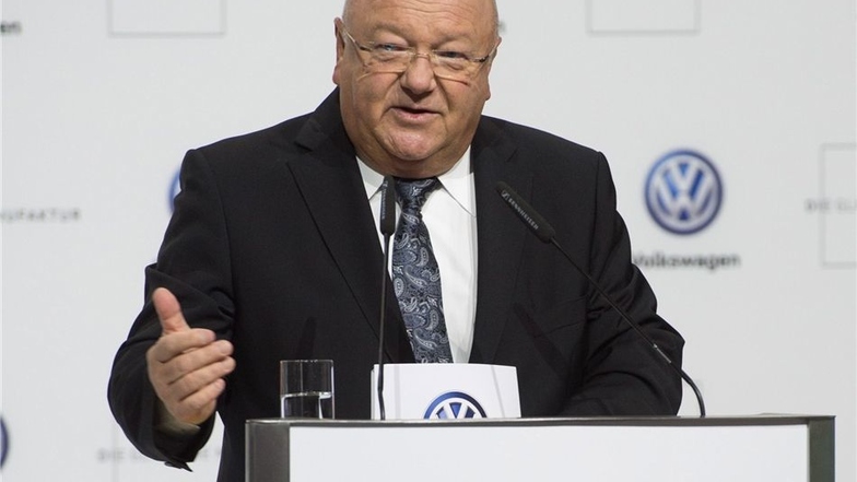 Siegfried Fiebig, Geschäftsführer VW Sachsen GmbH.