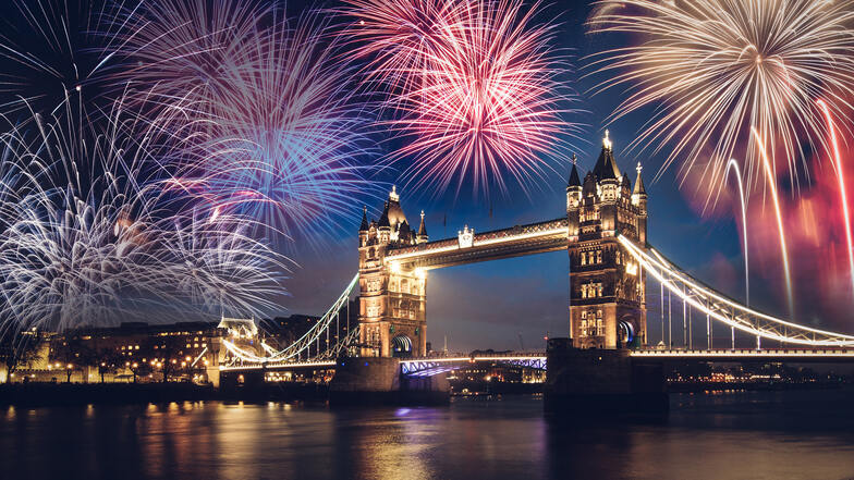 Tower Bridge Feuerwerk