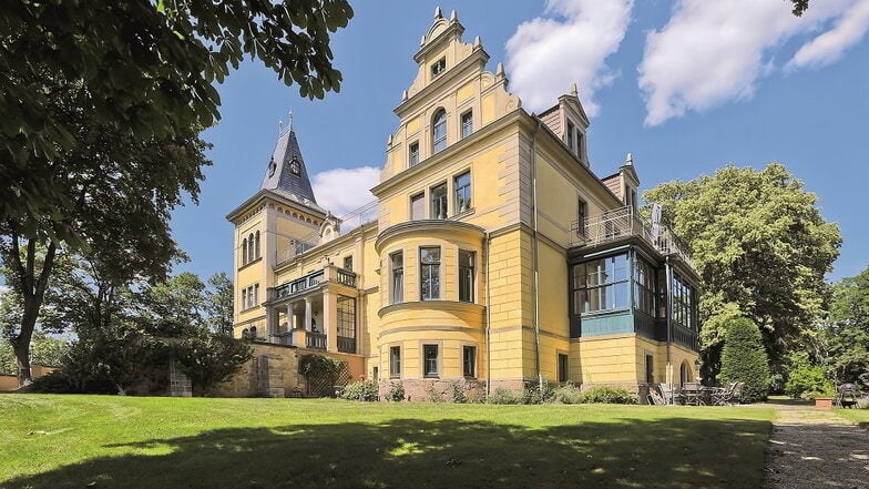 Bei Schloss Wettinhöhe handelt es sich nicht um ein Schloss, sondern um eine Villa aus der Gründerzeit