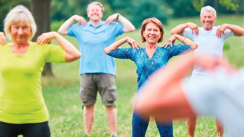 Fitness und Beweglichkeit können bis ins hohe Alter bewahrt werden.