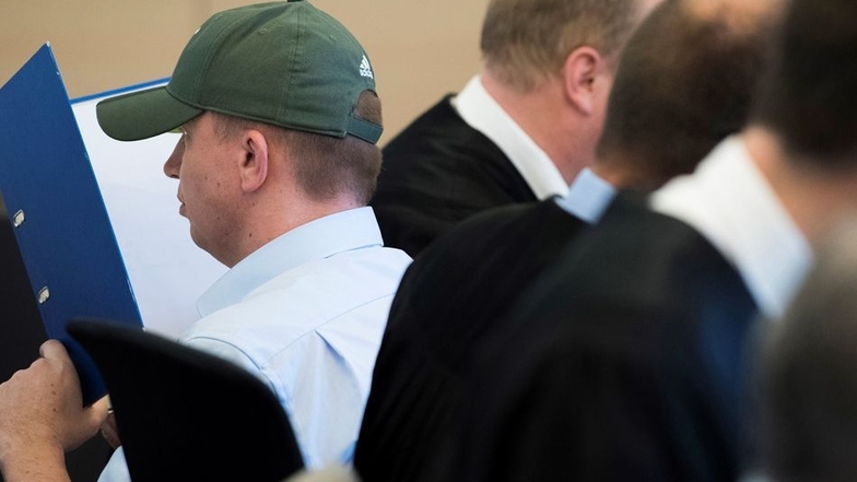 Der Angeklagte Markus B. am Donnerstag im Dresdner Landgericht.
