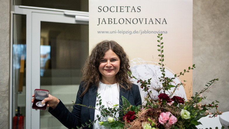 Dr. Agnieszka Gasior, Preisträgerin des Jablonowski-Preises der Societas Jablonoviana im Schlesischen Museum.