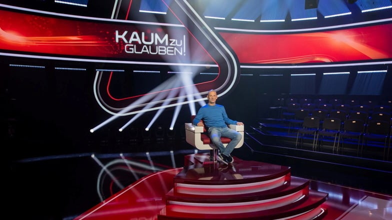 Heiko Hahnewald im NDR-Studio. Er war Gast für die Rateshow "Kaum zu glauben!". Ausgestrahlt wird die Sendung am Sonntag.