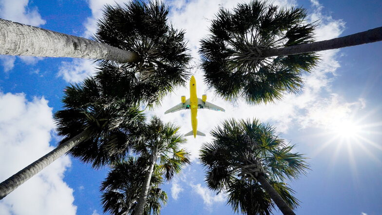 Ein Passagierflugzeug landet am Flughafen Tampa in Florida: Menschen aus den USA und mehreren anderen Ländern können künftig wieder leichter in die EU einreisen.