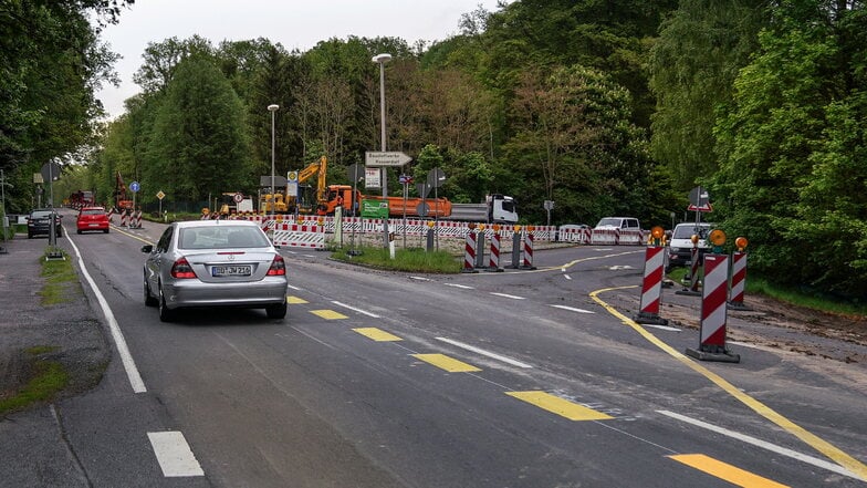 Neuer Radweg: B6 wird in Rossendorf komplett gesperrt