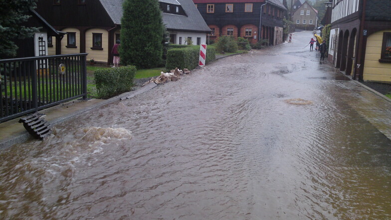 So sah es am 7. August 2010 in Waltersdorf aus. Die Gemeinde Großschönau wollte diese Situation in Zukunft verhindern.
