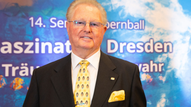 Heinz-Jürgen Preiss-Daimler war im vergangenen Jahr gefeierter Preisträger des Sachsen-Preises auf dem Semperopernball.