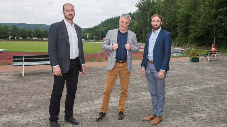 Martin Rülke (links), Uwe Rumberg (Mitte) und Peter Pfitzenreiter gründen mit Gleichgesinnten den Verein "Konservative Mitte".