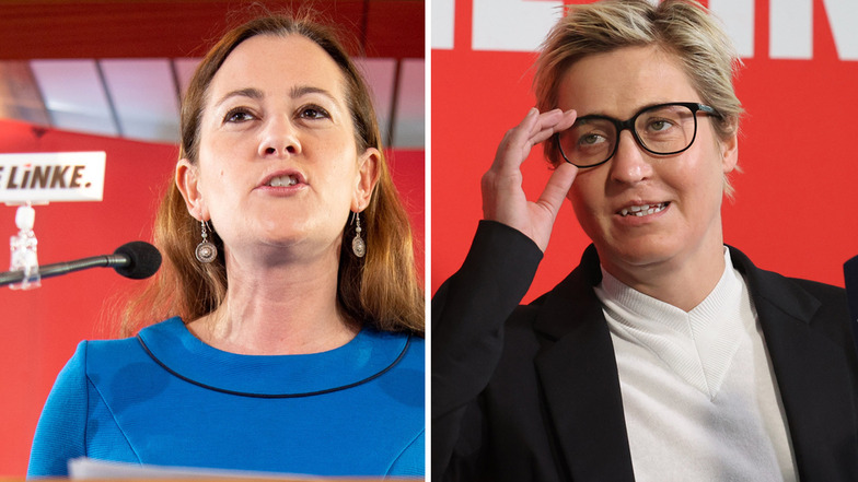 Sie wollen Bundesvorsitzende ihrer Partei werden: Janine Wissler (l.) und Susanne Hennig-Wellsow.