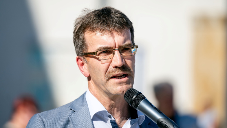 Jörg Szewczyk, 1. Beigeordneter des Landkreises Bautzen, sprach ein Grußwort zum Auftakt und zeichnete die Organisatoren aus.