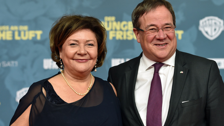 NRW-Ministerpräsident Armin Laschet (CDU) und seine Frau Susanne bei einer Filmpremiere. Das Bild stammt aus dem Jahr 2018.