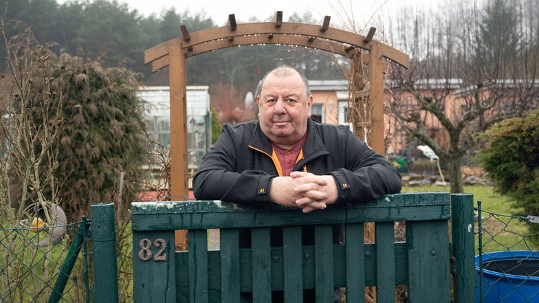Uwe Bauer, Vorsitzender des Kleingartenverein "Robert-Blum-Weg" freut sich, dass Schrebergärten derzeit wieder nachgefragt sind. Der Verein führt sogar eine Warteliste.