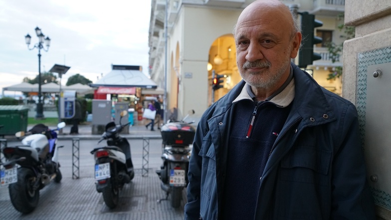 Der türkische Journalist Ragip Duran (64)  arbeitet seit drei Jahren in Thessaloniki für eine oppositionelle Internet-Nachrichtenplattform.