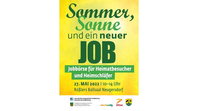 "Sommer, Sonne und ein neuer Job" heißt es in Ebersbach-Neugersdorf.