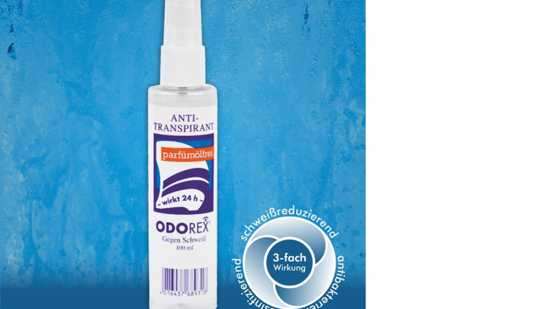 ODOREX® Das Antitranspirant 100ml – Zerstäuberflasche