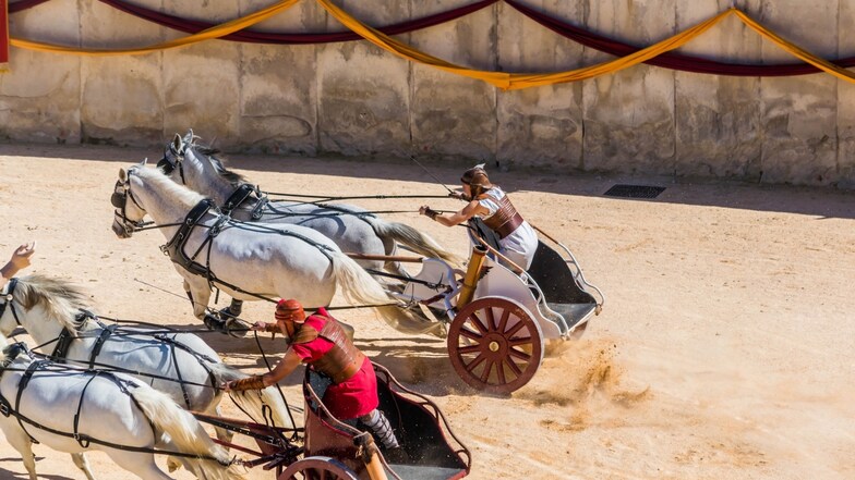 Die römischen Wagenrennen fanden im Circus statt.