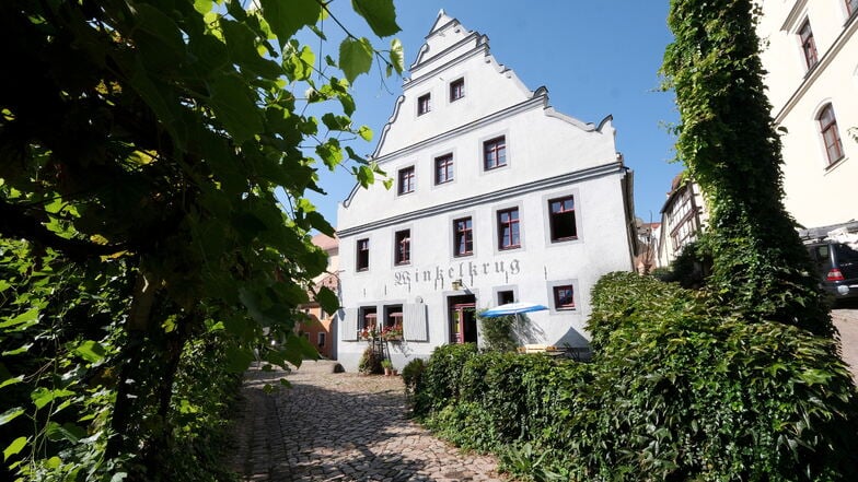 Total idyllisch, aber geschlossen. Für den Winkelkrug in Meißen wird ein neuer Pächter gesucht.