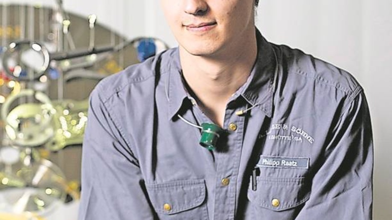 Philipp Raatz, 22, hat einen anspruchsvollen Vollzeitjob als Werkzeugmechaniker. Er will Maschinenbau studieren.