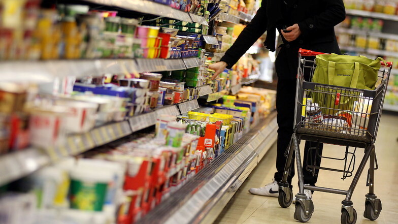 Lebensmittel sind erneut teurer geworden: Die Inflationsrate in Sachsen hat eine neue Rekordhöhe erreicht.