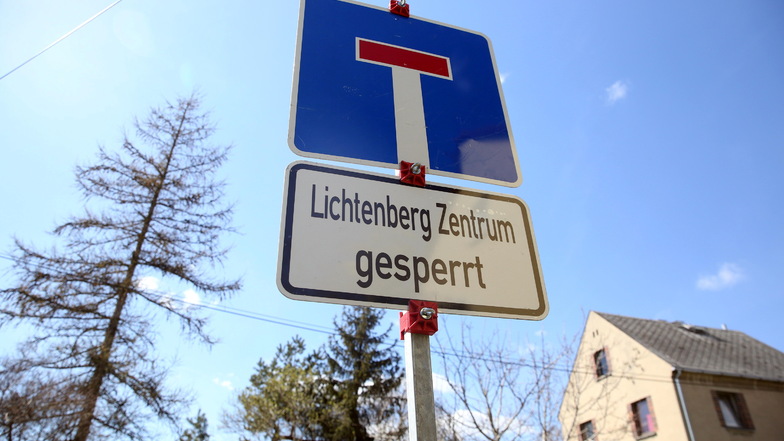 Die Ortsdurchfahrt von Lichtenberg wird ab Dienstag nach Ostern voll gesperrt.