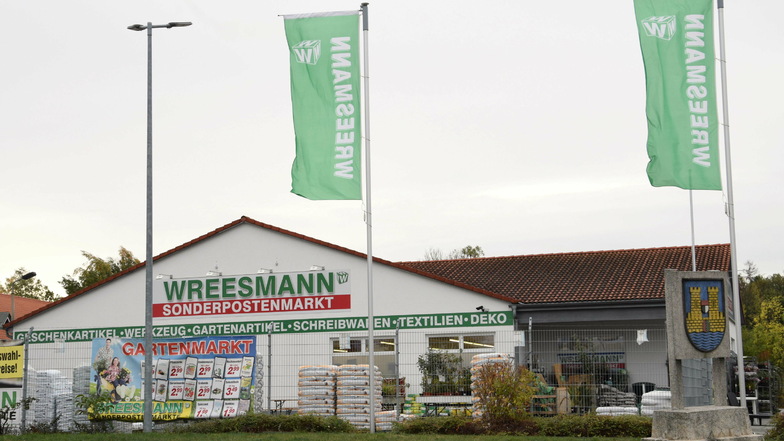 Der Wreesmann-Sonderpostenmarkt in Reichenbach.