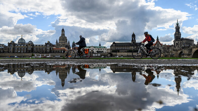 Nur sechs Prozent der Dresdner sind unzufrieden damit, dass sie in Dresden leben.