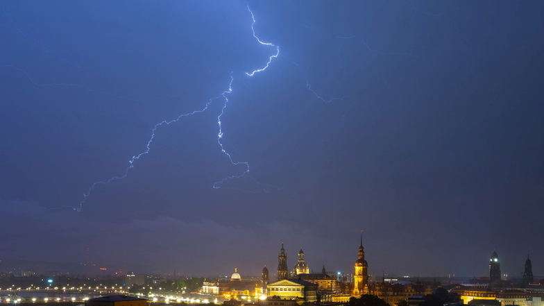 Wetterdienst erwartet schwere Unwetter in Sachsen