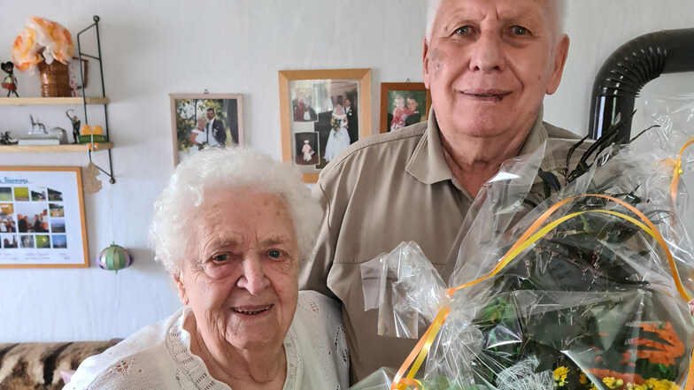 Ruth und Karl-Heinz Ruß feierten am Mittwoch das seltene Fest der Eisernen Hochzeit.