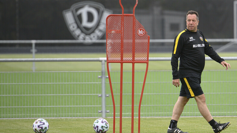 Dynamos Chefcoach Markus Kauczinski darf erst am Freitag auf den Trainingsplatz zurückkehren.