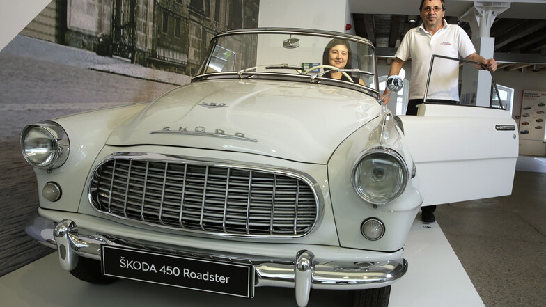 Der coole Roadster aus der Felicia-Familie von 1957. Tereza Mulac und ihr Vater würden gern damit losfahren.