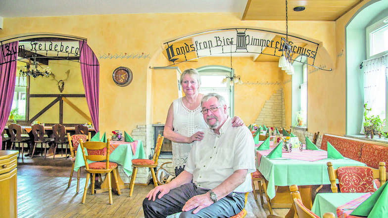 Petra und Joachim Frinker führen seit 1986 die Gaststätte und später das Landhotel in Kollm. Nun gehen sie in Rente.