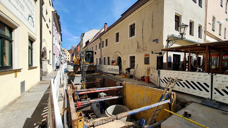 Altstadt Pirna: Barbiergasse ist wieder für Fahrzeuge dicht