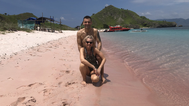 Nach ihren Aufenthalten in der Wildnis entspannten Doreen Boden und Renee Läßig noch am balinesischen Strand. Aufgrund der Corona-Krise und der abgesagten Rückflüge sogar einige Tage länger als ihnen lieb war. Fotos (alle): privat