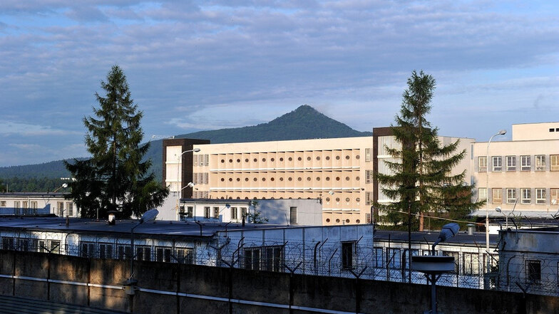 Das Gefängnis in Stráž pod Ralskem in der Tschechischen Republik