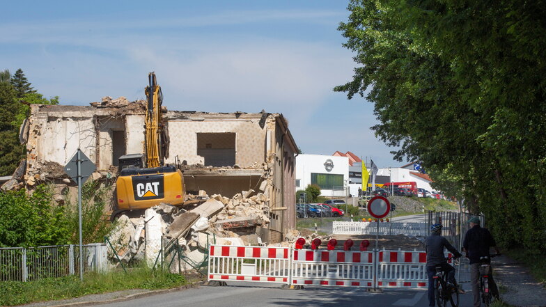 Kamenz: Hohe Straße wegen Abriss gesperrt